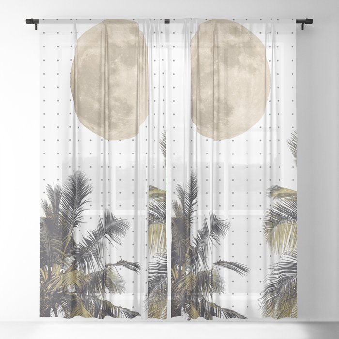 Funky Way Sheer Curtain By Bitart Society6