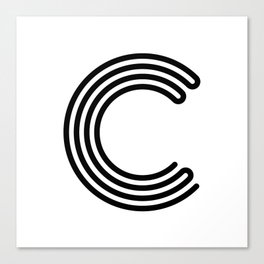 Letter C Canvas Print