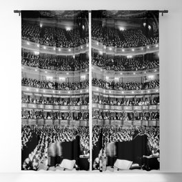 Metropolitan Opera House, New York City black and white photography / black and white photographs Blackout Curtain