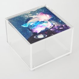 Space Planets Astronaut  Acrylic Box