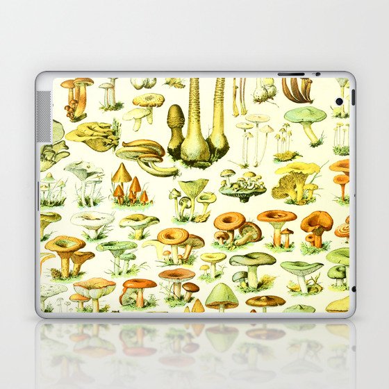 Adolphe Millot "Mushrooms" 2. Laptop & iPad Skin