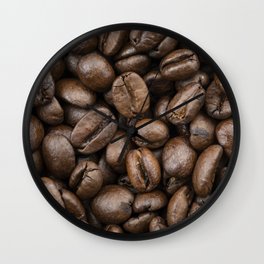 Roasted Coffee Beans Wall Clock
