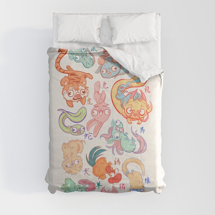 Chinese Animals of the Year Comforter