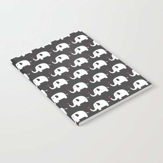 Elephants in love Notebook