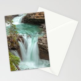 Johnston Canyon Falls 2 Stationery Card