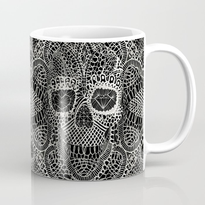 Lace Skull Coffee Mug