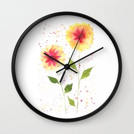 Flower burst Wall Clock