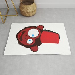 monkey with tarbouch Area & Throw Rug