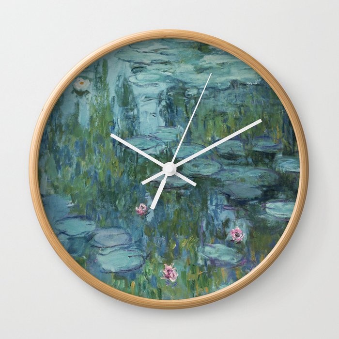 Nympheas, Claude Monet Wall Clock