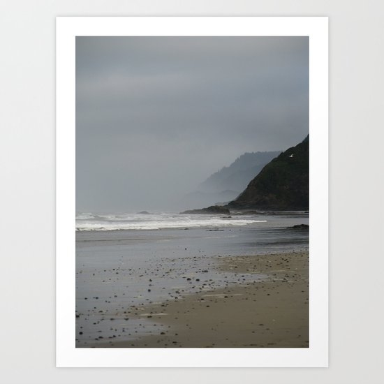 Stormy Coast IV Art Print