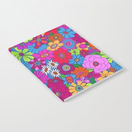 Moddy-Mod Floral (Brighter Version) by lalalamonique Notebook