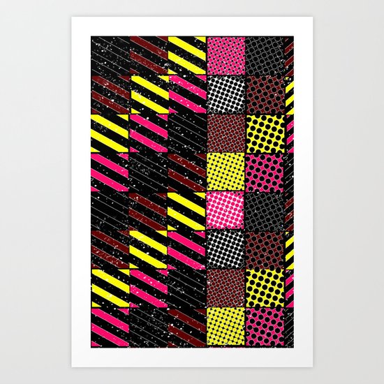 Crazier Pattern Art Print