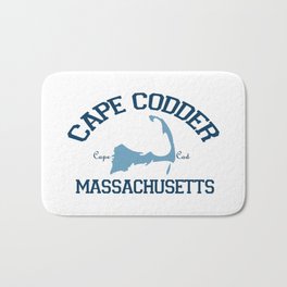 Cape Cod, Massachusetts Bath Mat | Landscape, Graphic Design, Illustration, Pop Art 
