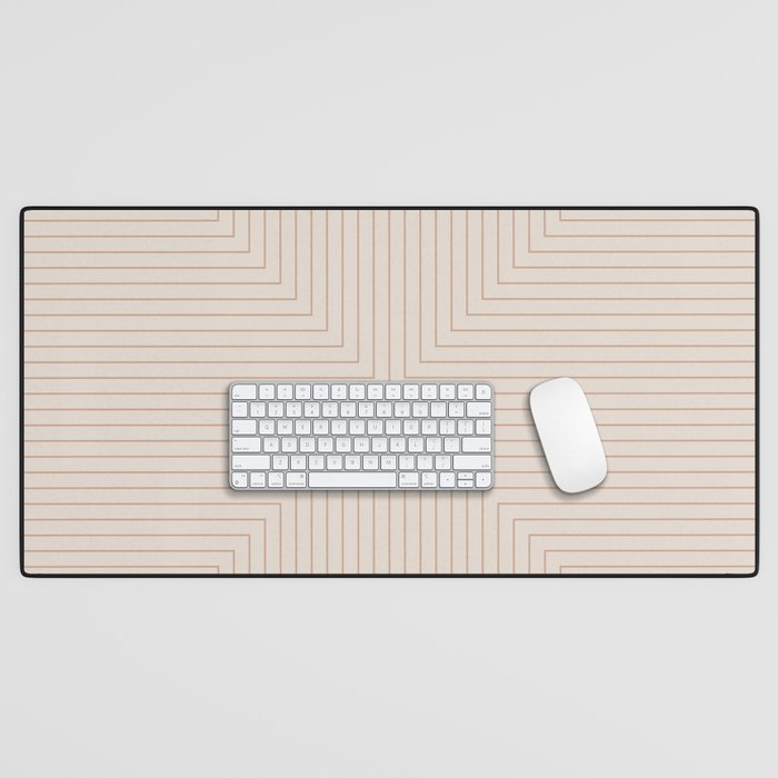 Angular Lines XVI Desk Mat by colour poems Society6