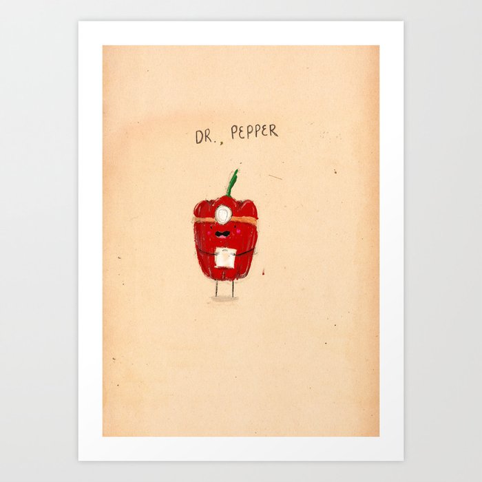 Dr. Pepper Art Print