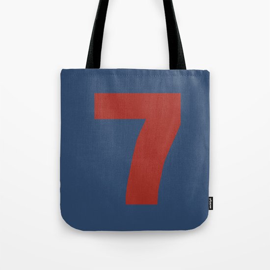 Number 7 Tote Bag