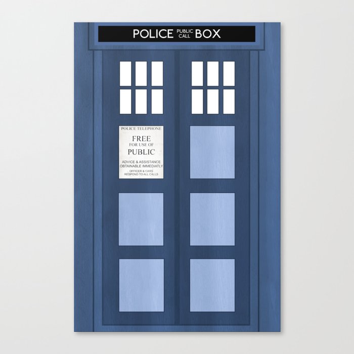 Doctor Who, Tardis Canvas Print