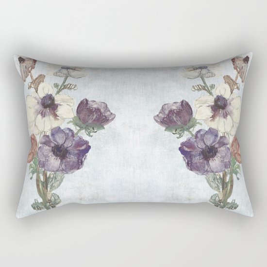 Revision of Anemones Rectangular Pillow