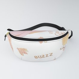 Animal kingdom Fanny Pack | Bees, Animal, Illustration, Creamy, Whales, Cheetah, Cuteanimals, Softcolors, Pinkscheme, Colored Pencil 