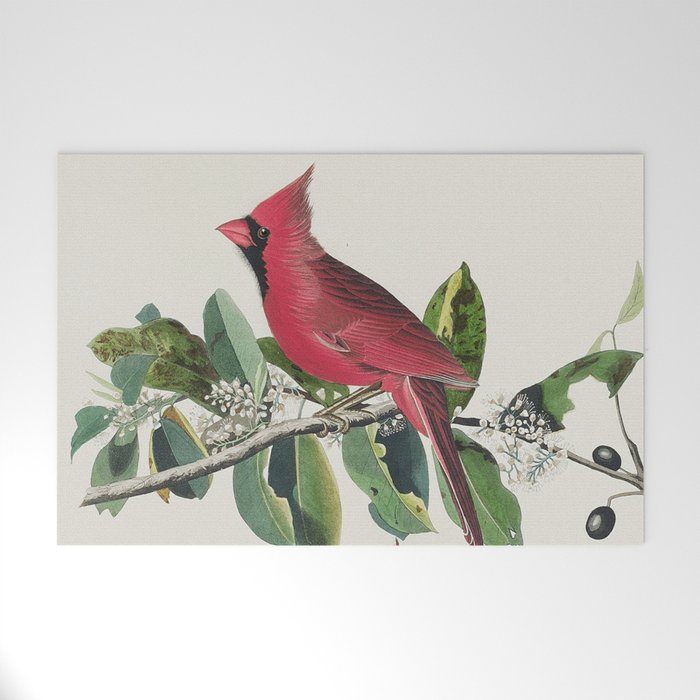 Cardinal Grosbeak Welcome Mat