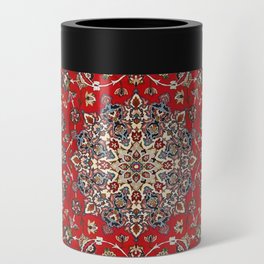Fine Silk & Wool Isfahan Persian Rug Print Can Cooler