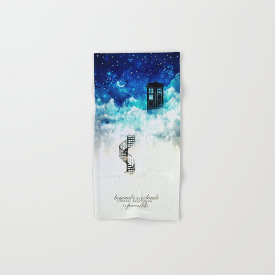 Beyond the clouds | Doctor Who Hand & Bath Towel