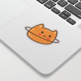 Planet cat Sticker