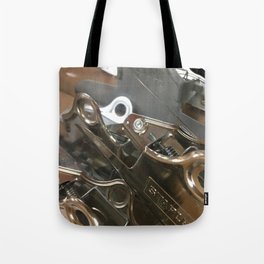 Clamps. Fashion Textures Tote Bag