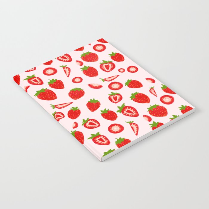 Strawberry milk kawaii Notebook