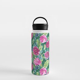 Evergreen Festive Floral Water Bottle