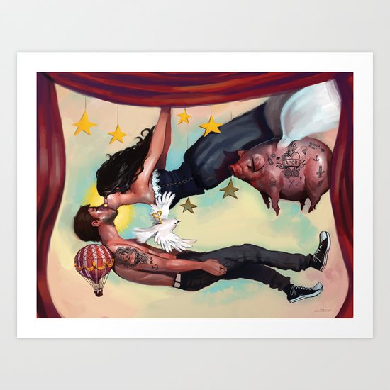The Absurdity of Love Art Print