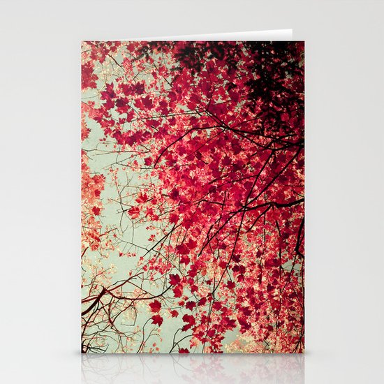 Autumn Inkblot Stationery Cards