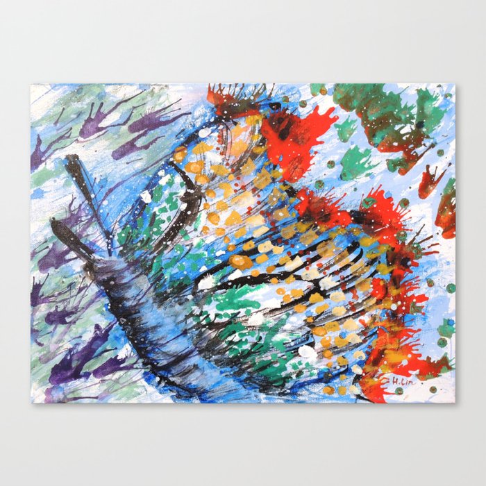 Butterfly Original Abstract Painting By Hsin Lin Hsin Lin Art