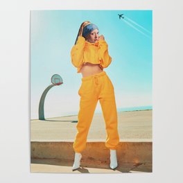 THE GIRL IN YELLOW JOGGERS Poster