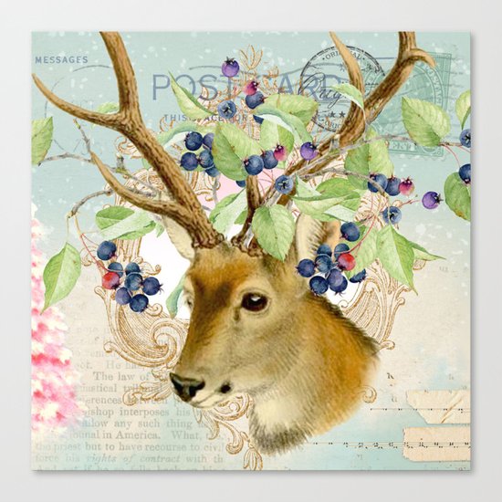 Winter animal #13 Canvas Print