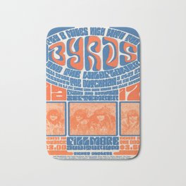 Advertisement byrds new stage company performing Bath Mat | Retro, Plakat, Byrds, New, Jones, Psychedelic, Wildflower, Poster, Placard, Stage 