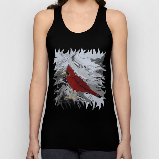 Crystal Cardinal Unisex Tank Top