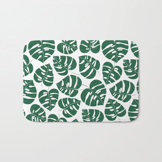 Monstera Bath Mat