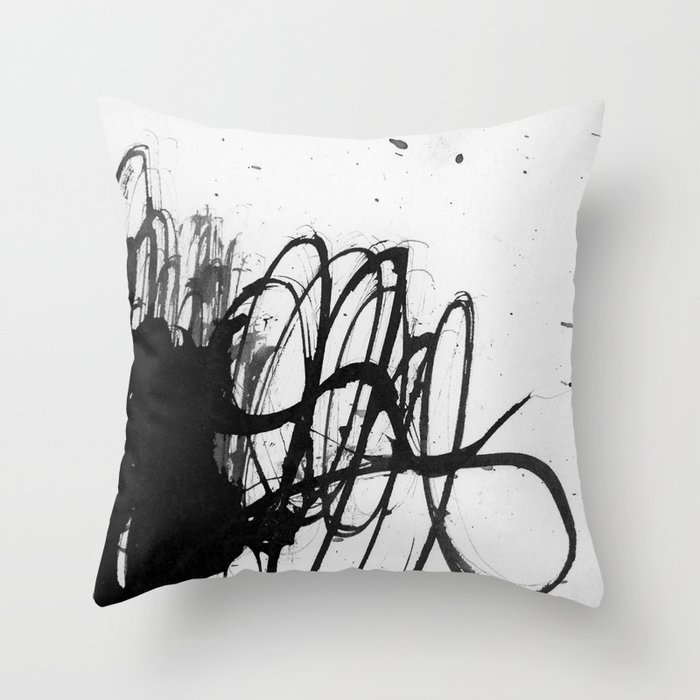 line stain dynamics Throw Pillow