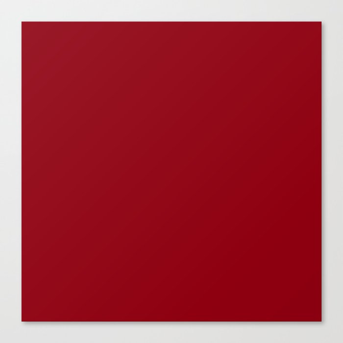 Crimson Red Canvas Print