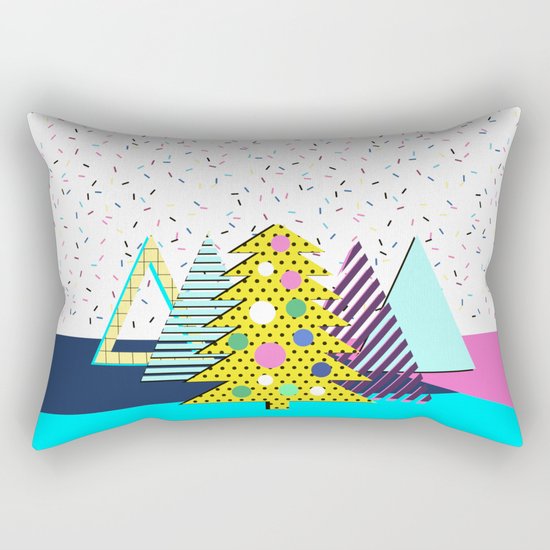Christmas Trees Rectangular Pillow