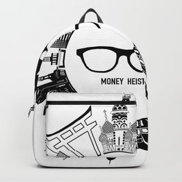 Money Heist - Black Version Backpack