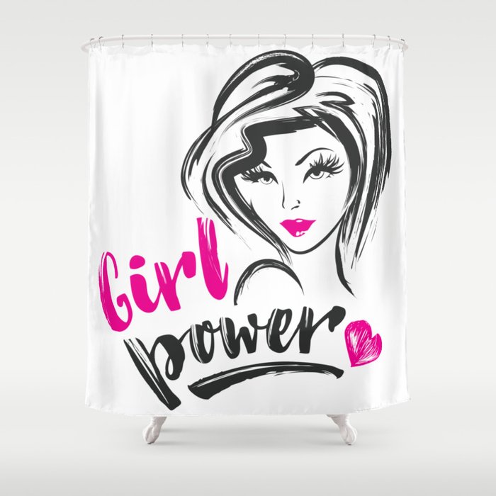 Girl power Shower Curtain