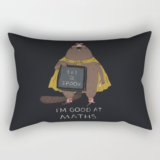 im good at maths Rectangular Pillow