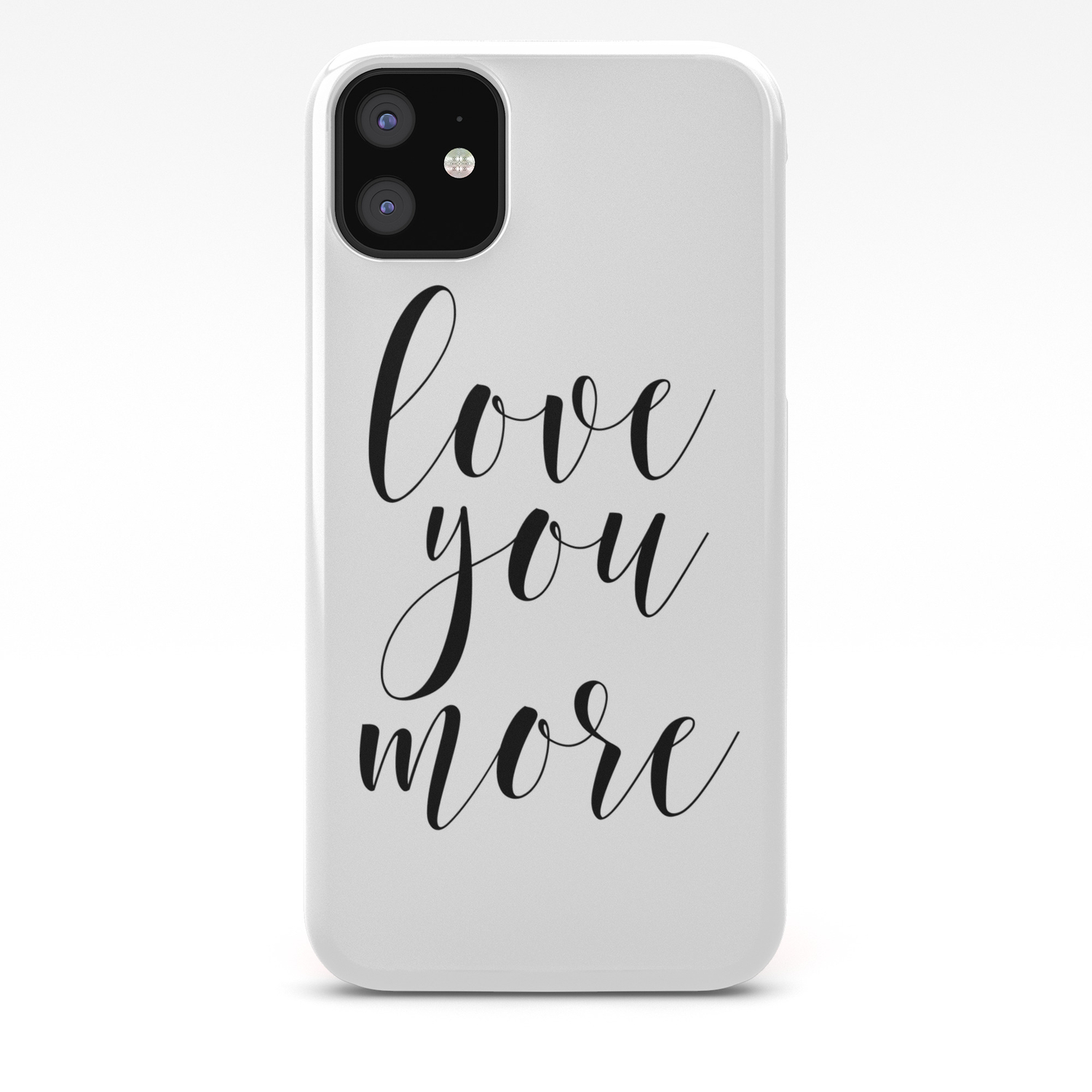 Love You More Typography Quote Quote Printable Wall Decor