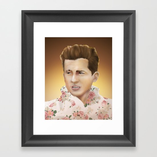 Charlie Puth Framed Art Print