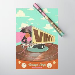 VINTAGE VINYL Wrapping Paper