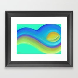 Spoon and Pasta Shell Framed Art Print