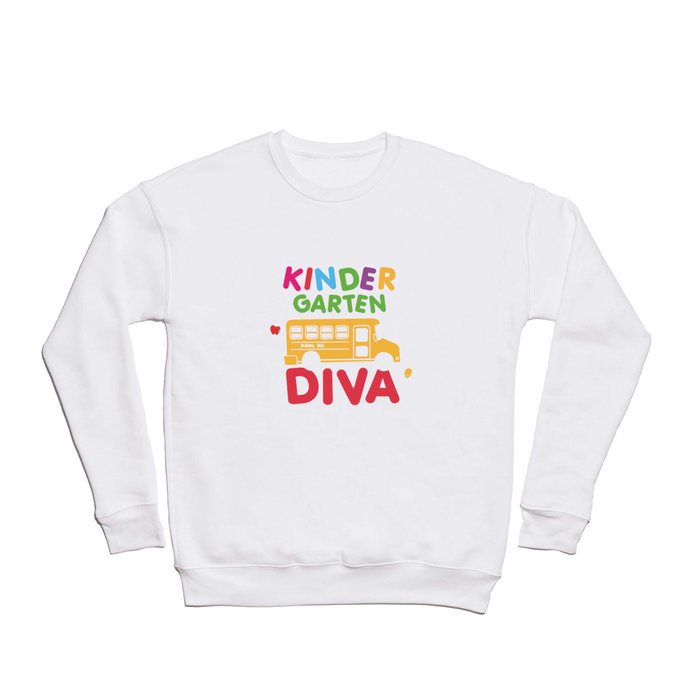 Kindergarten Diva Crewneck Sweatshirt