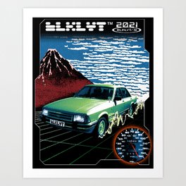 BLKLYT/31 - BLUE SONG Art Print